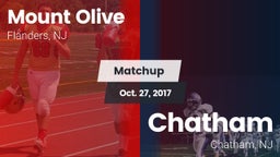 Matchup: Mount Olive vs. Chatham  2017