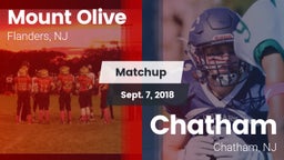 Matchup: Mount Olive vs. Chatham  2018