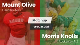 Matchup: Mount Olive vs. Morris Knolls  2018