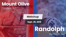 Matchup: Mount Olive vs. Randolph  2018