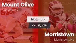 Matchup: Mount Olive vs. Morristown  2018