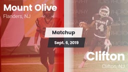 Matchup: Mount Olive vs. Clifton  2019