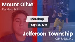 Matchup: Mount Olive vs. Jefferson Township  2019