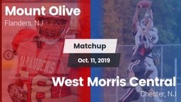 Matchup: Mount Olive vs. West Morris Central  2019