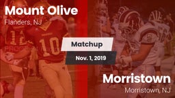 Matchup: Mount Olive vs. Morristown  2019