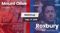 Matchup: Mount Olive vs. Roxbury  2020
