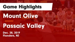 Mount Olive  vs Passaic Valley Game Highlights - Dec. 28, 2019