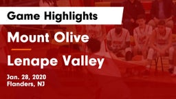 Mount Olive  vs Lenape Valley  Game Highlights - Jan. 28, 2020