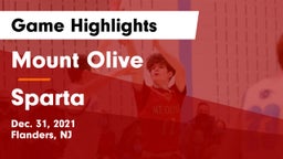Mount Olive  vs Sparta  Game Highlights - Dec. 31, 2021