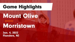 Mount Olive  vs Morristown  Game Highlights - Jan. 4, 2022