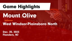 Mount Olive  vs West Windsor-Plainsboro North  Game Highlights - Dec. 20, 2023