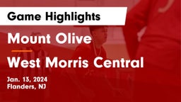 Mount Olive  vs West Morris Central  Game Highlights - Jan. 13, 2024