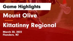 Mount Olive  vs Kittatinny Regional  Game Highlights - March 30, 2022