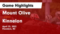 Mount Olive  vs Kinnelon Game Highlights - April 23, 2022