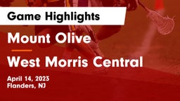 Mount Olive  vs West Morris Central  Game Highlights - April 14, 2023