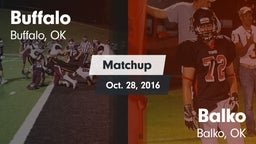 Matchup: Buffalo  vs. Balko  2016