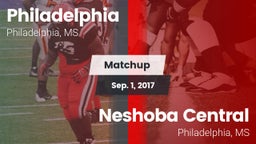 Matchup: Philadelphia High vs. Neshoba Central  2017