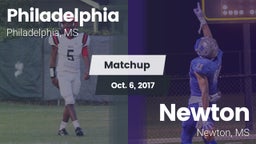 Matchup: Philadelphia High vs. Newton  2017