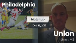 Matchup: Philadelphia High vs. Union  2017