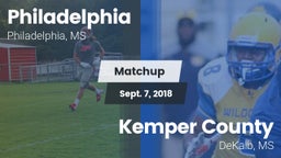 Matchup: Philadelphia High vs. Kemper County  2018
