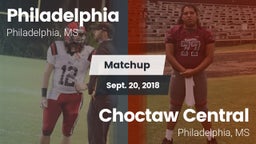 Matchup: Philadelphia High vs. Choctaw Central  2018