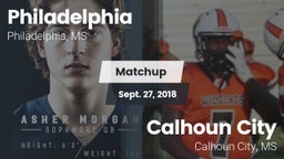 Matchup: Philadelphia High vs. Calhoun City  2018