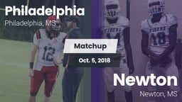 Matchup: Philadelphia High vs. Newton  2018
