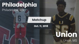 Matchup: Philadelphia High vs. Union  2018