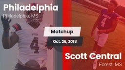 Matchup: Philadelphia High vs. Scott Central  2018