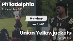 Matchup: Philadelphia High vs. Union Yellowjackets 2019