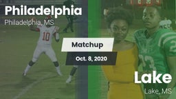 Matchup: Philadelphia High vs. Lake  2020
