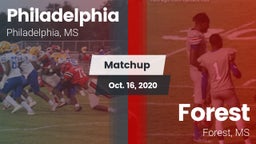 Matchup: Philadelphia High vs. Forest  2020