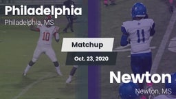 Matchup: Philadelphia High vs. Newton  2020