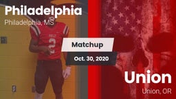 Matchup: Philadelphia High vs. Union  2020