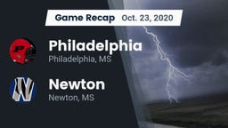 Recap: Philadelphia  vs. Newton  2020