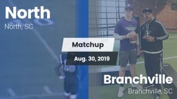 Matchup: North  vs. Branchville  2019