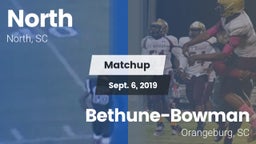Matchup: North  vs. Bethune-Bowman  2019