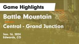 Battle Mountain  vs Central - Grand Junction  Game Highlights - Jan. 16, 2024