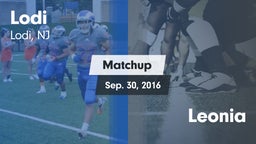 Matchup: Lodi  vs. Leonia 2016