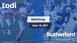 Matchup: Lodi  vs. Rutherford  2017