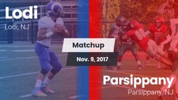 Matchup: Lodi  vs. Parsippany  2017