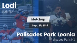 Matchup: Lodi  vs. Palisades Park Leonia  2018
