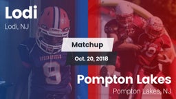 Matchup: Lodi  vs. Pompton Lakes  2018