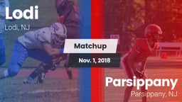 Matchup: Lodi  vs. Parsippany  2018