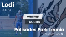 Matchup: Lodi  vs. Palisades Park Leonia  2019