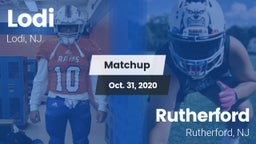 Matchup: Lodi  vs. Rutherford  2020
