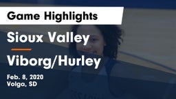 Sioux Valley  vs Viborg/Hurley Game Highlights - Feb. 8, 2020