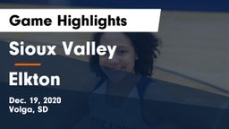 Sioux Valley  vs Elkton  Game Highlights - Dec. 19, 2020