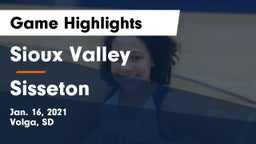 Sioux Valley  vs Sisseton  Game Highlights - Jan. 16, 2021