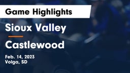 Sioux Valley  vs Castlewood  Game Highlights - Feb. 14, 2023
